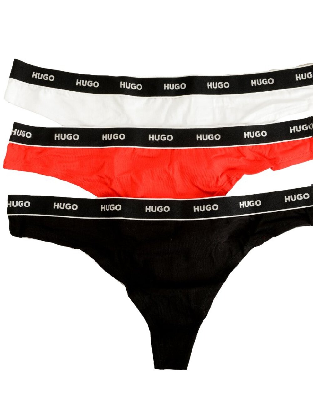 Hugo Boss Women's " Thong Stripe" 3Pack Thong Panties Set US XL IT 46